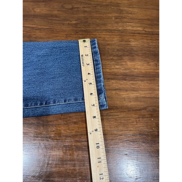 Style And Co. Denim Jeans Women 16 Petite Slim Leg Medium‎ Wash - Picture 8 of 10